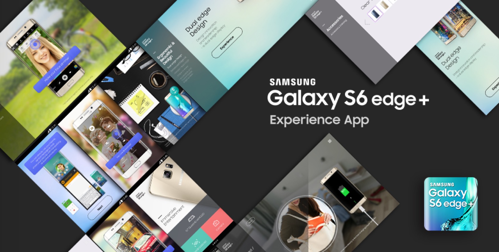 GALAXY S6 EDGE+ EXPERIENCE — 삼성전자 Web & Mobile 프로젝트 대표 이미지